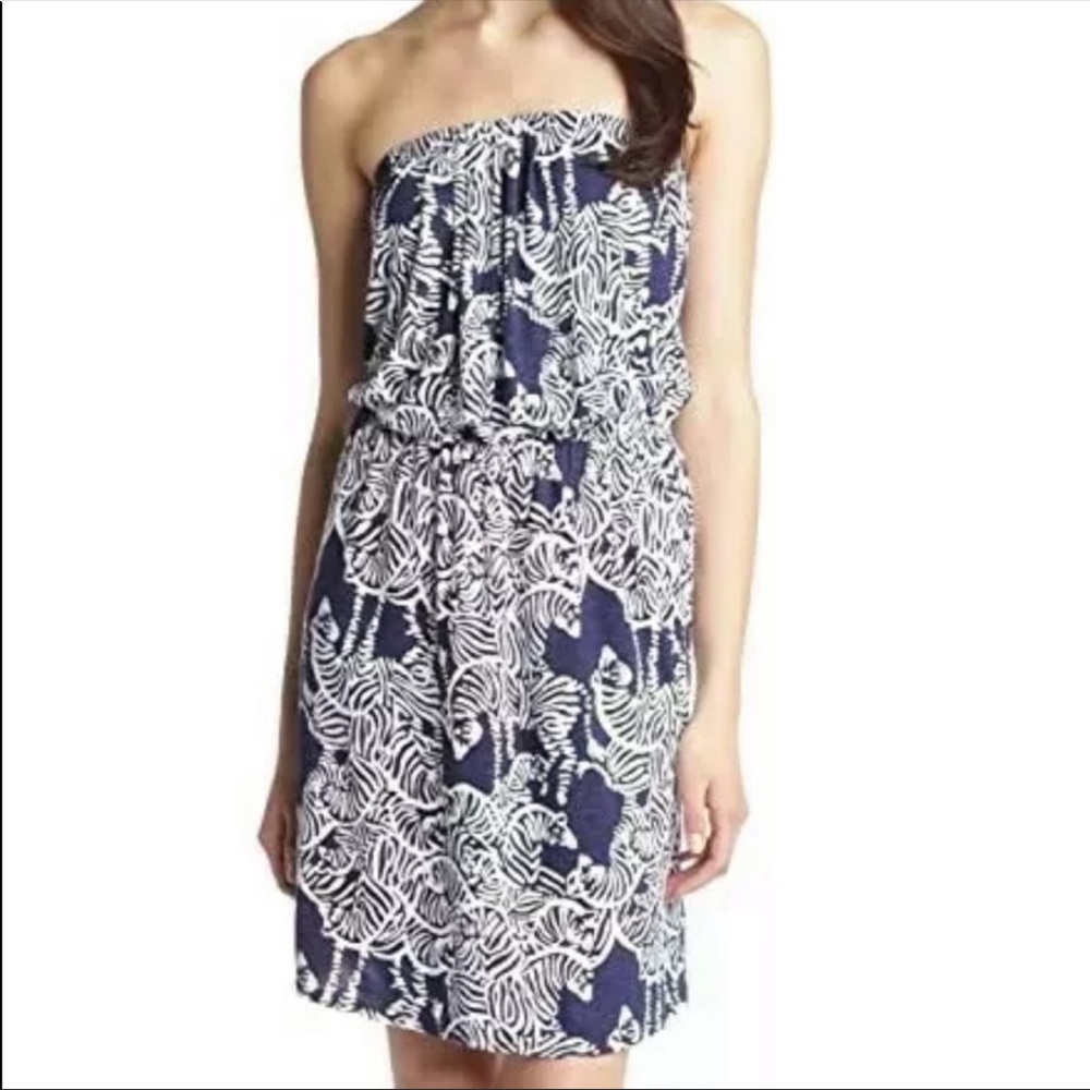 Lilly Pulitzer strapless dress